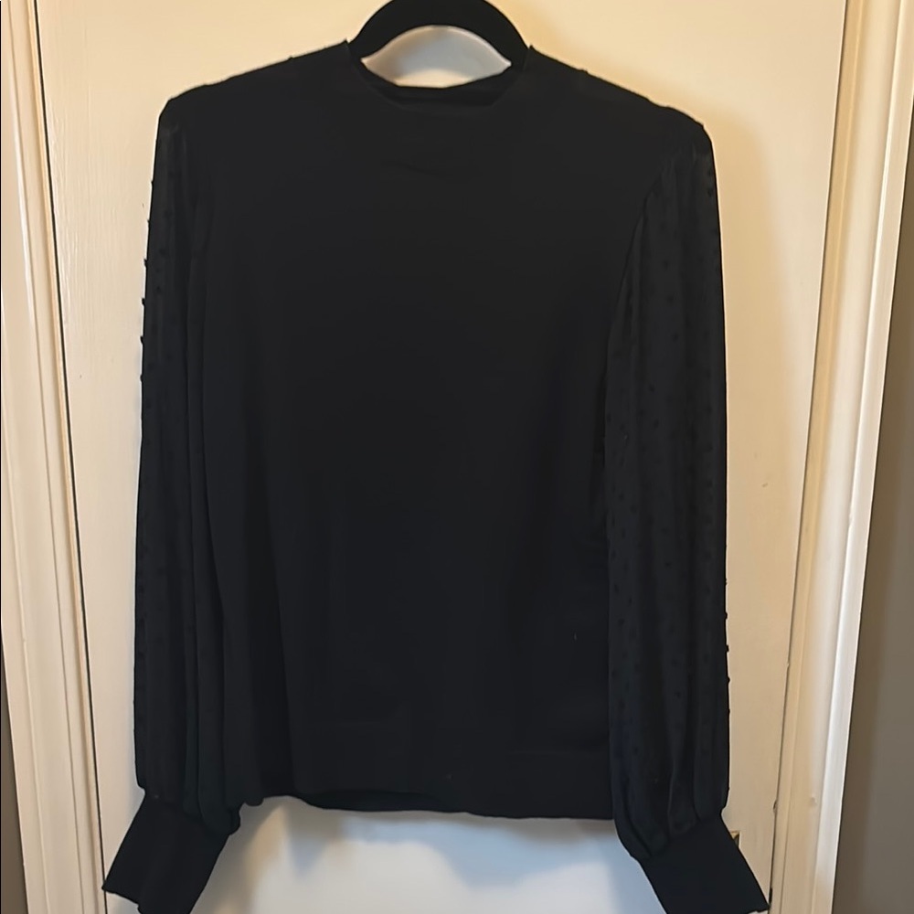 Chic Black Women's Blouse CeCe medium